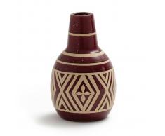 La Redoute Interieurs Jarrón botella de barro cocido, ANTORRE rojo
