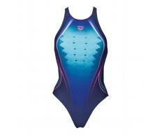 ARENA Bañador estampado para piscina azul