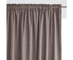 La Redoute Interieurs Cortina 100% algodón con galón fruncido beige