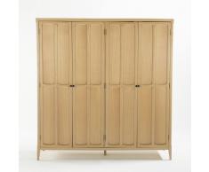 La Redoute Interieurs Armario con 4 puertas Eugénie marrón