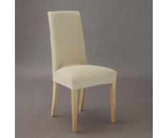La Redoute Interieurs Funda elástica para silla gofrada, AHMIS blanco