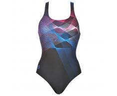 ARENA Bañador estampado para piscina negro