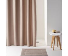 SCENARIO Cortina de ducha, SCENARIO, aspeto lona lisa. beige