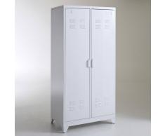 La Redoute Interieurs Armario ropero, metal, 2 puertas, Hiba blanco