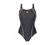 ARENA Bañador con tirantes, para piscina gris