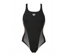 ARENA Bañador estampado para piscina negro