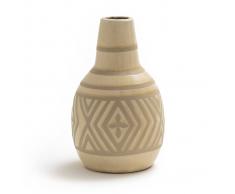 La Redoute Interieurs Jarrón botella de barro cocido, ANTORRE beige