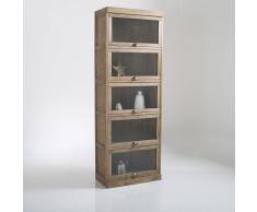 La Redoute Interieurs Mueble vitrina 5 puertas, Lunja madera clara