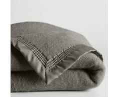 La Redoute Interieurs Manta 350 gr/m² pura lana virgen Woolmark gris