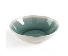 La Redoute Interieurs Ensaladera de loza ondulada bicolor GOGAIN verde