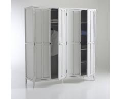 La Redoute Interieurs Armario con 4 puertas Eugénie gris
