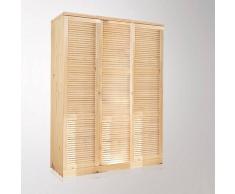 La Redoute Interieurs Armario de pino macizo Mayor, Al. 205 cm beige