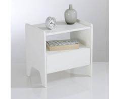 La Redoute Interieurs Mesita de noche estilo retro vintage, Adil blanco
