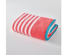 SCENARIO Toalla de baño a rayas 500 g/m² rojo
