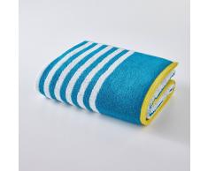 SCENARIO Toalla de baño a rayas de 500 g/m² azul