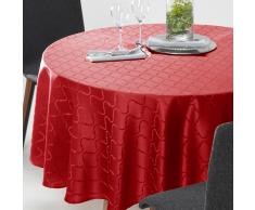 La Redoute Interieurs Mantel redondo de jacquard adamascado SALOMÉ rojo