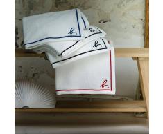 AGNES B X LA REDOUTE INTERIEURS Toalla de baño lisa Agnès b. blanco