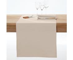 La Redoute Interieurs Camino de mesa 100% algodón, tratamiento antimanchas, Scénario beige