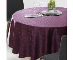 La Redoute Interieurs Mantel redondo de jacquard adamascado SALOMÉ violeta