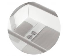 TAKTA Minicuna Puzzle Espigas Gris Takta 0m+