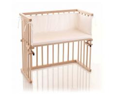 babybay® Cuna Colecho Mini Madera De Haya Natural + Colchón Babybay 0m+