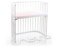babybay® Cuna Colecho Boxspring Madera De Haya Blanca + Colchón Babybay 0m+
