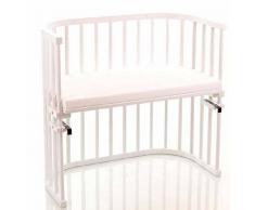 babybay® Cuna Colecho Original Madera De Haya Blanca + Colchón Babybay 0m+