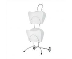 Eurostil Revistero Modelo Funny Plex Transparente (Color Blanco)