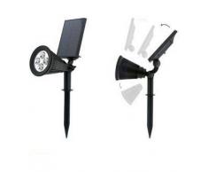 Foco led solar 2w de pincho