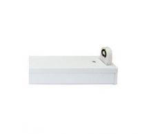 Regleta ip20 a un extremo para tubo led t8 1x150cm
