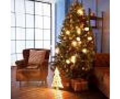 Kaemingk Árbol AVETO verde claro LED blanco cálido 2,1 metros