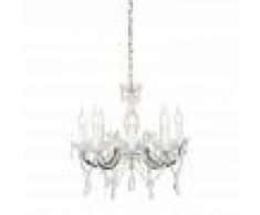 QAZQA Lámpara de araña cristal vintage con brazos en C 8 luces - MARIE THERESA