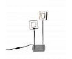 Trio Leuchten Lámpara de mesa diseño cromo con 2 LED - SMACK