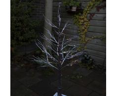 Kaemingk Árbol de Navidad NIEVE LED blanco cálido 1,25 metros