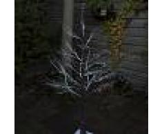 Kaemingk Árbol de Navidad NIEVE LED blanco cálido 1,25 metros