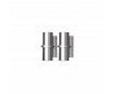 QAZQA Set de 2 apliques de pared BAS aluminio