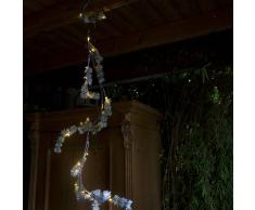 Kaemingk Luces de Navidad RAMA PINO nieve LED blanco cálido 1,5 metros