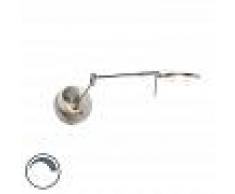Trio Leuchten Aplique moderno acero orientable LED - KAZAM