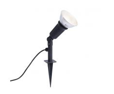 Calex Foco con estaca BONK negra orientable LED E27 15W