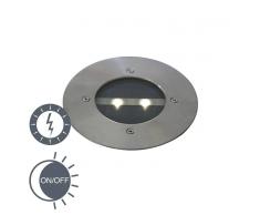 QAZQA Foco de suelo TINY acero solar