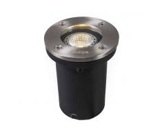 QAZQA Foco de suelo LED BASIC redondo