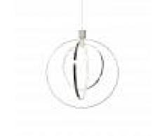 Trio Leuchten Lámpara colgante moderna cromo LED - LARGE