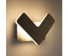 QAZQA Aplique CHECK LED acero