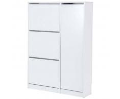 Blanco Mueble Zapatero Tigris 55AB Blanco Mozart