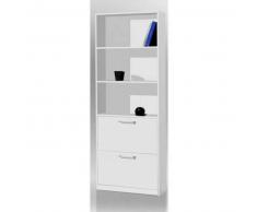 Blanco Mueble Zapatero + Estantería 5ab Blanco