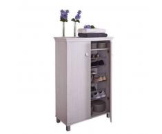 Blanco Mueble Zapatero Misisipi 24ab Blanco Roto