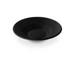 Ensaladera redonda negra de 27 cm - 2 unidades