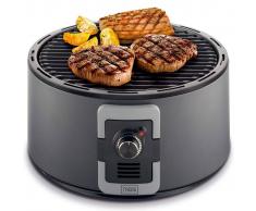 Trebs Barbacoa portátil carbón 35 cm negra con bolsa transporte 99338