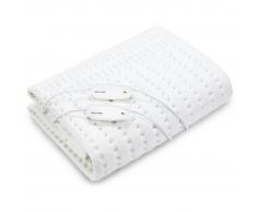 WellCare Manta eléctrica baja lana Eco blanca 160x150 cm 79502.01