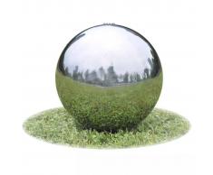 vidaXL Fuente decorativa de tipo bola con leds para jardín,